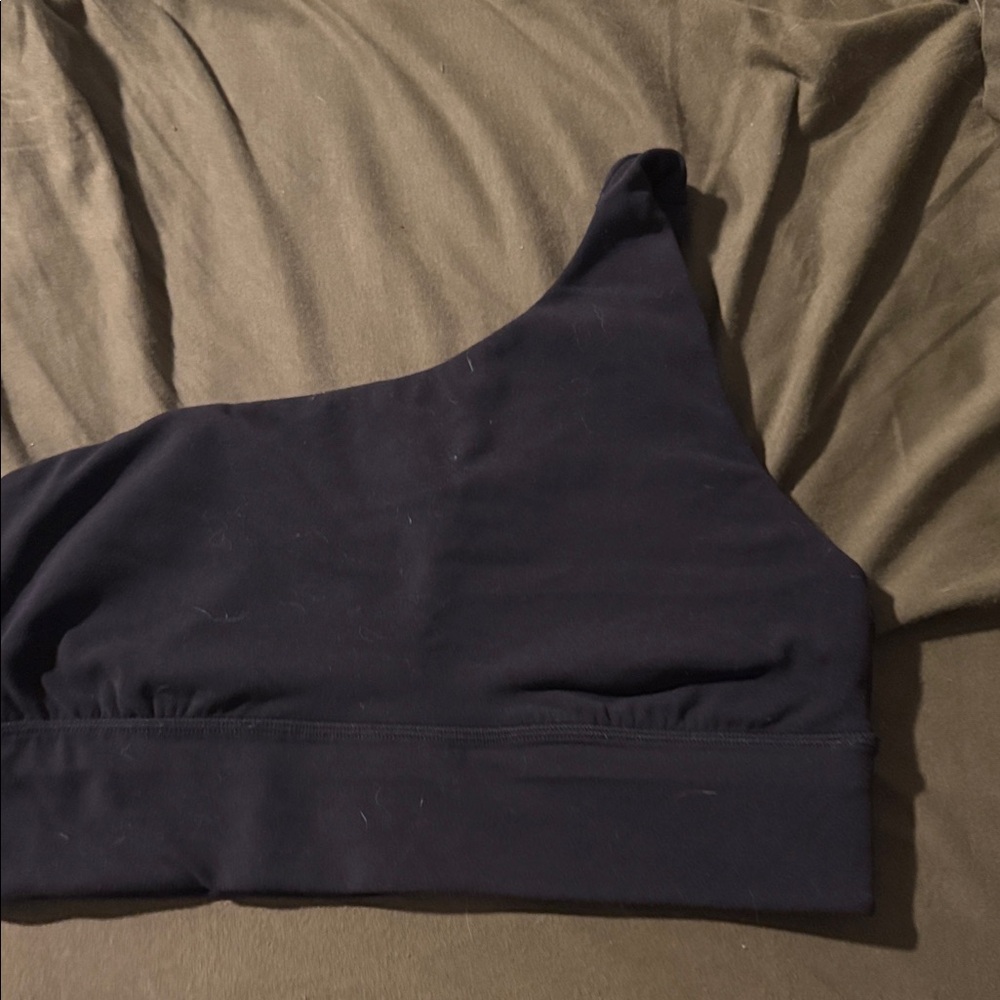 One-Shoulder Black Bra lululemon Sports